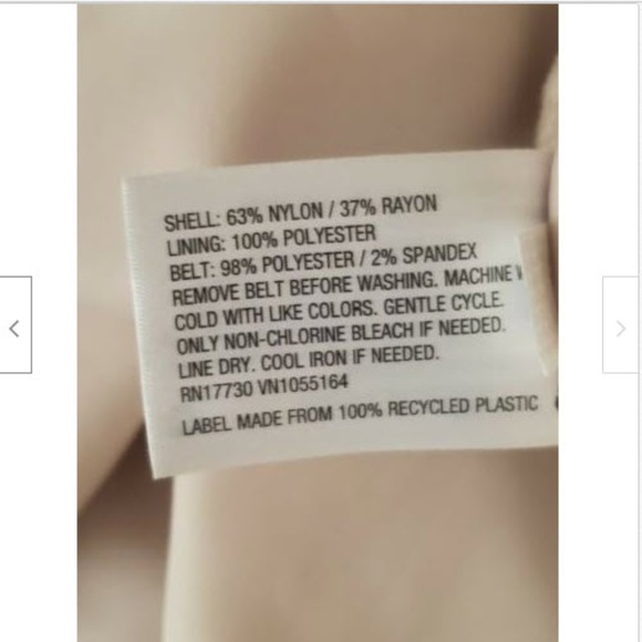 NWT Tevolio Dress 4 Beige Cold Shoulder Lined Lace - Picture 4 of 5